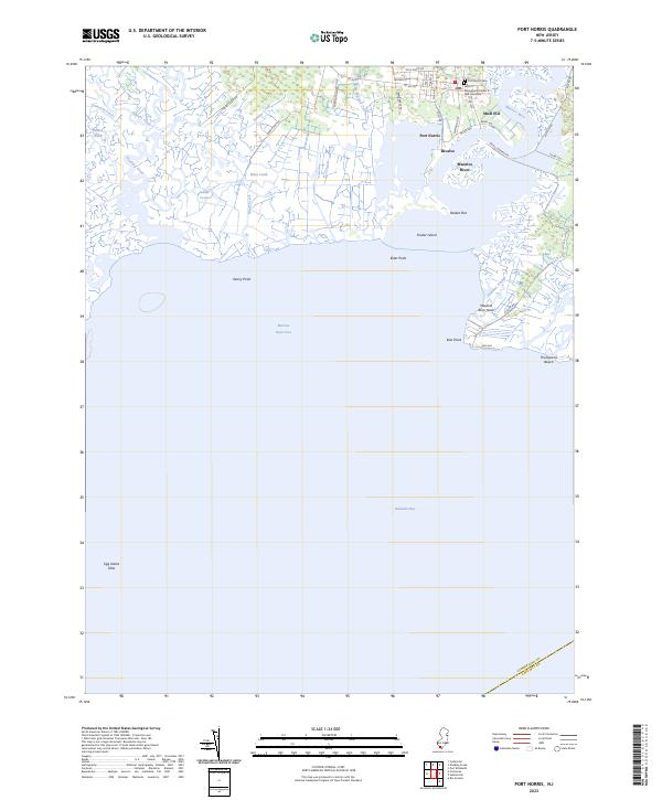USGS Topographic Map – Port Norris
