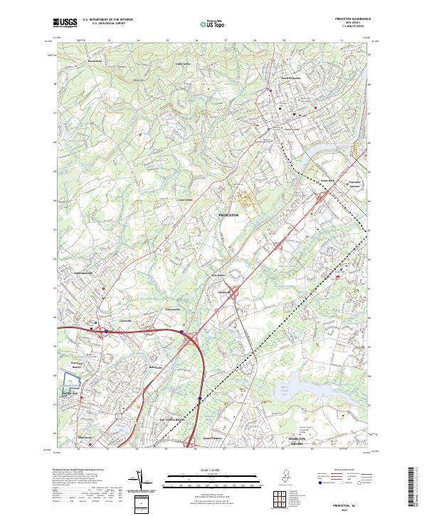 USGS Topographic Map – Princeton