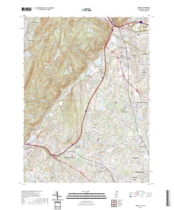 USGS Topographic Map – Ramsey