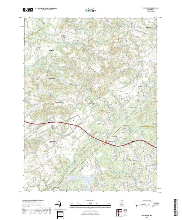 USGS Topographic Map – Roosevelt