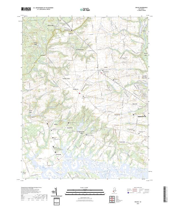 USGS Topographic Map – Shiloh