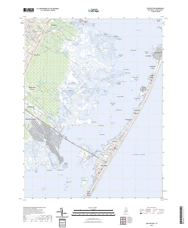 USGS Topographic Map – Ship Bottom