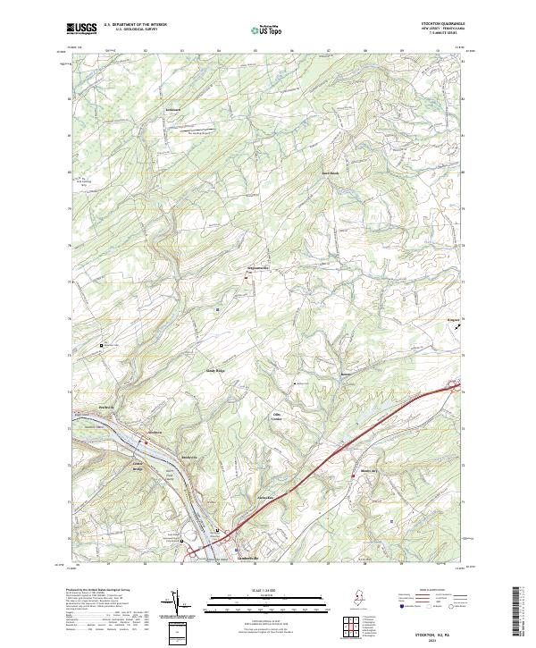 USGS Topographic Map – Stockton