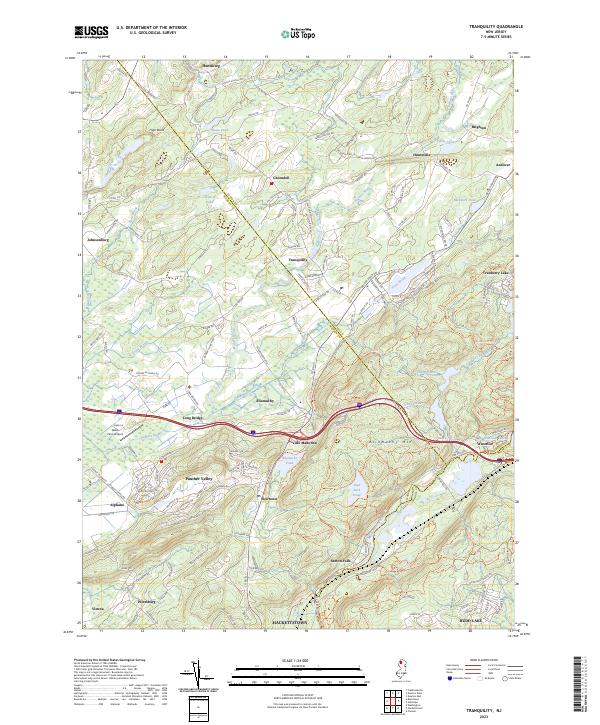 USGS Topographic Map – Tranquility