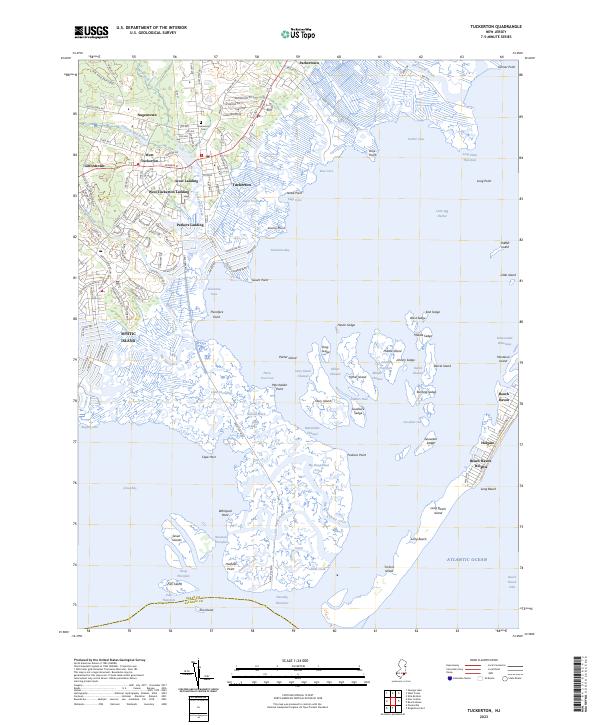USGS Topographic Map – Tuckerton