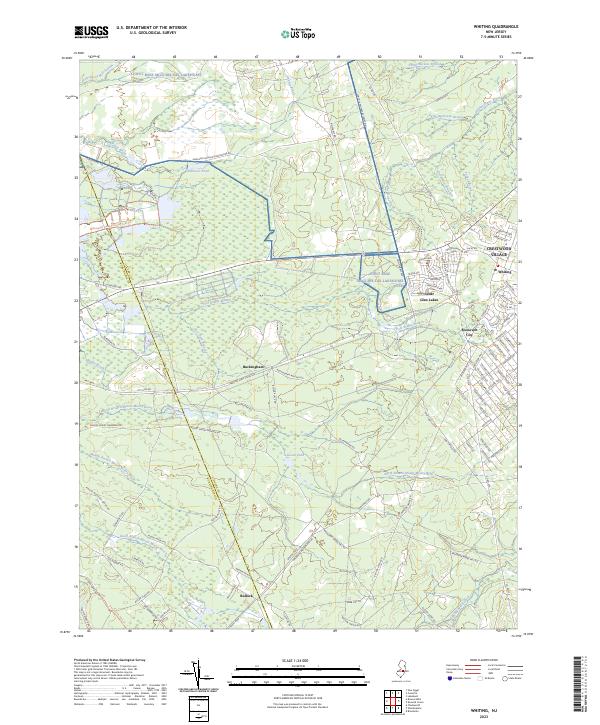USGS Topographic Map – Whiting