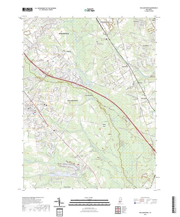 USGS Topographic Map – Williamstown