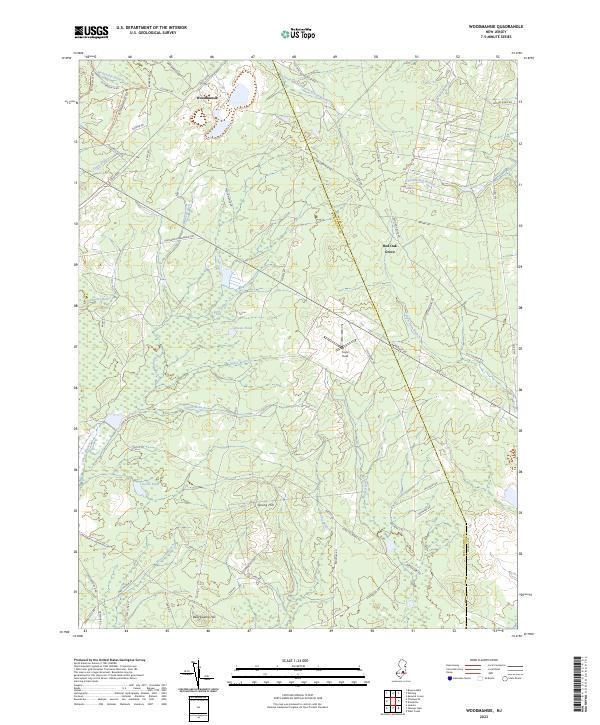 USGS Topographic Map – Woodmansie