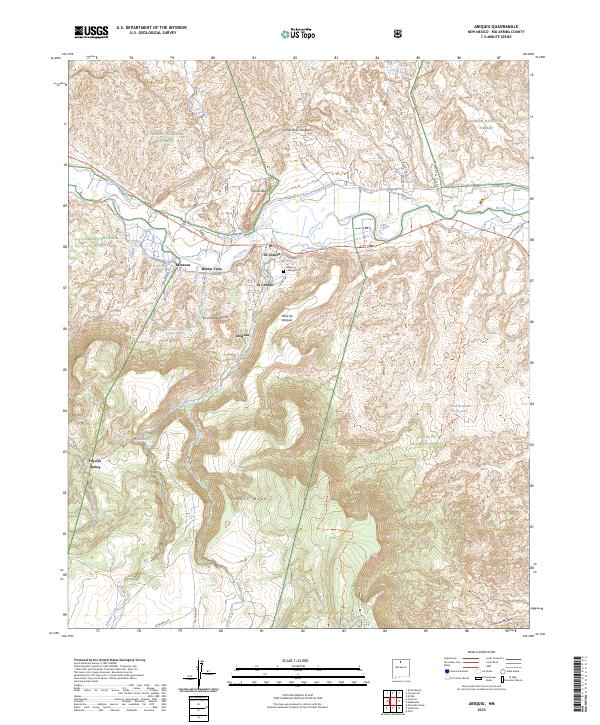 USGS Topographic Map – Abiquiu