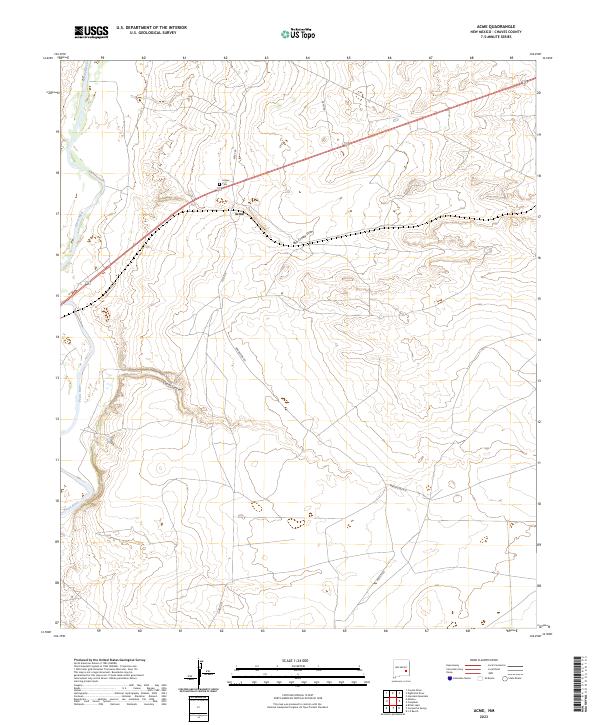 USGS Topographic Map – Acme