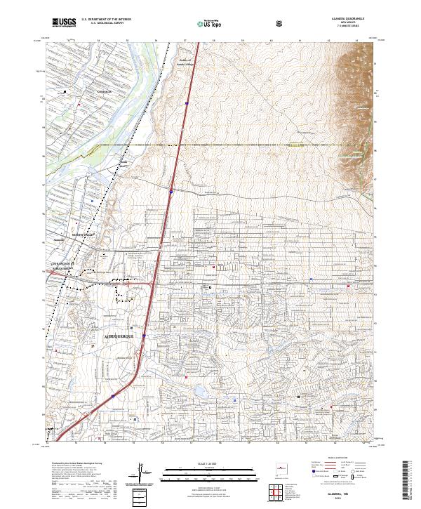 USGS Topographic Map – Alameda