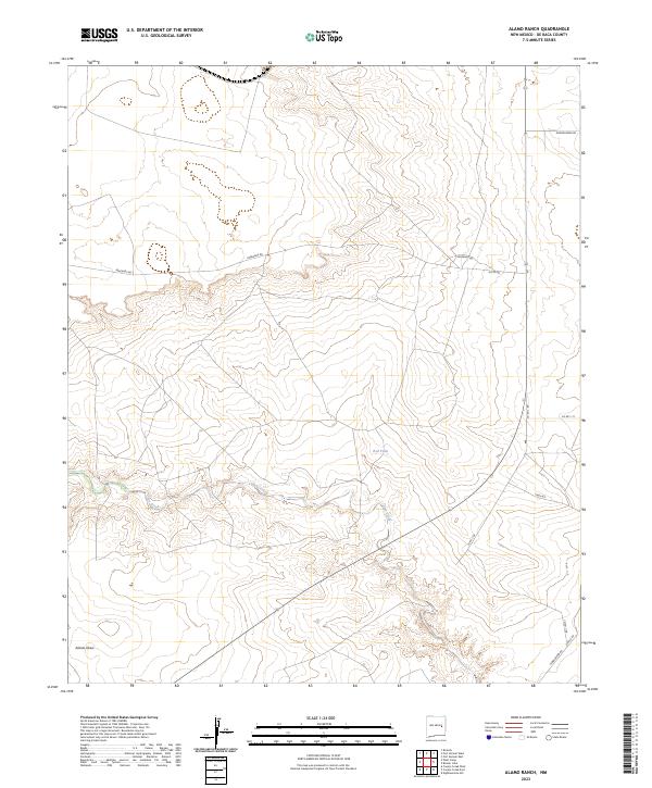 USGS Topographic Map – Alamo Ranch