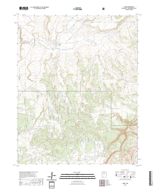 USGS Topographic Map – Alire