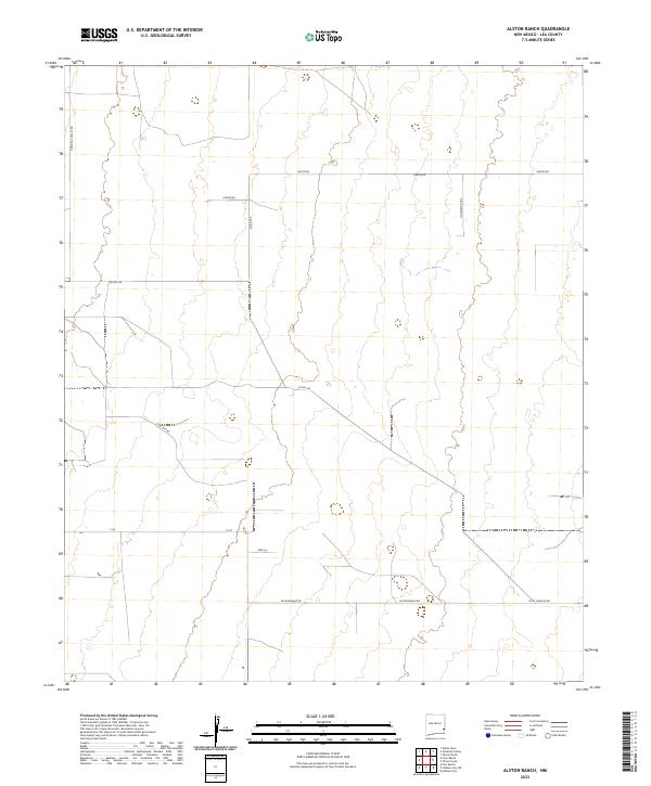 2023 Map of Alston Ranch, 2023 Print