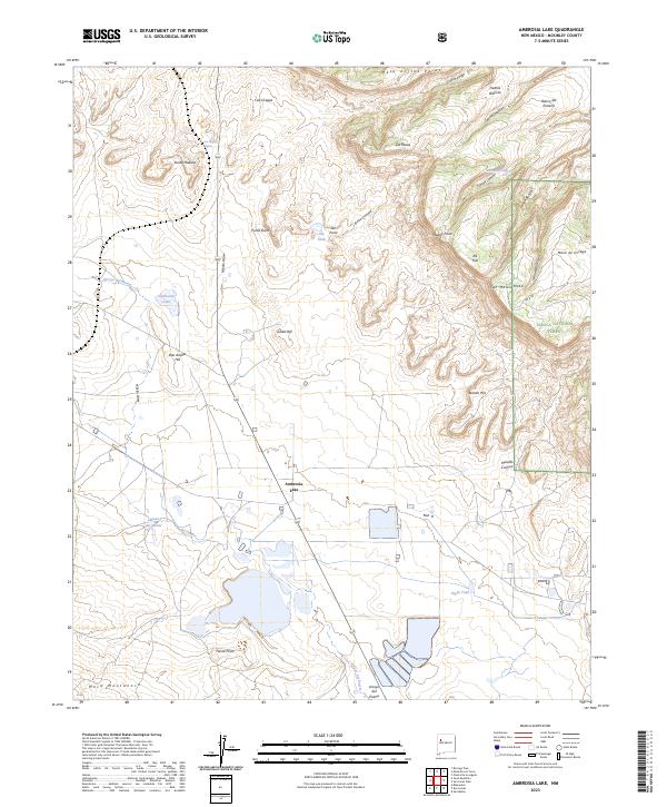 USGS Topographic Map – Ambrosia Lake