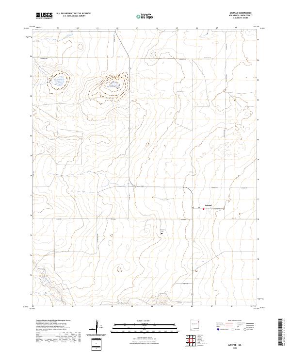 USGS Topographic Map – Amistad