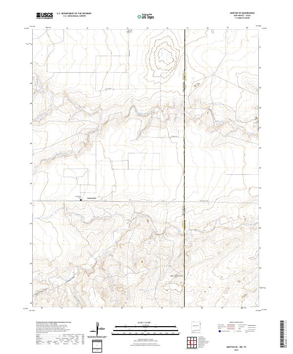 USGS Topographic Map – Amistad SE