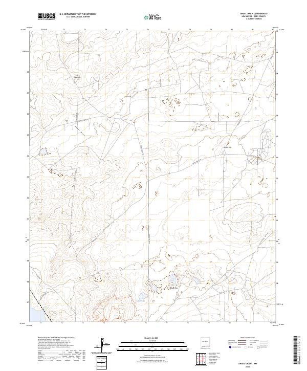 USGS Topographic Map – Angel Draw