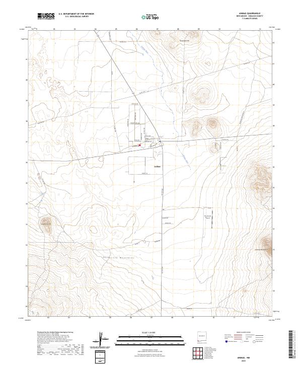 USGS Topographic Map – Animas