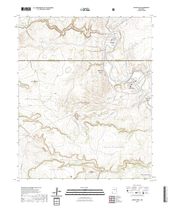 USGS Topographic Map – Anton Chico