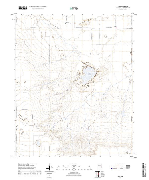 USGS Topographic Map – Arch