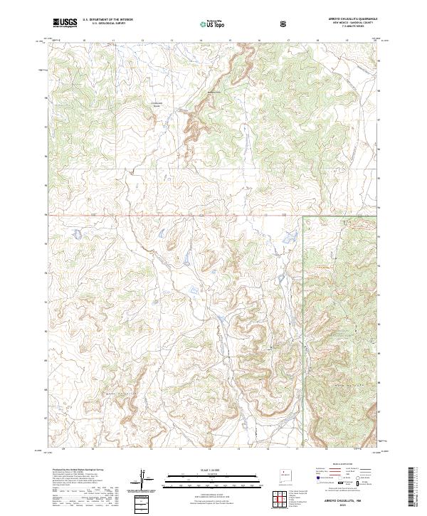 USGS Topographic Map – Arroyo Chijuillita
