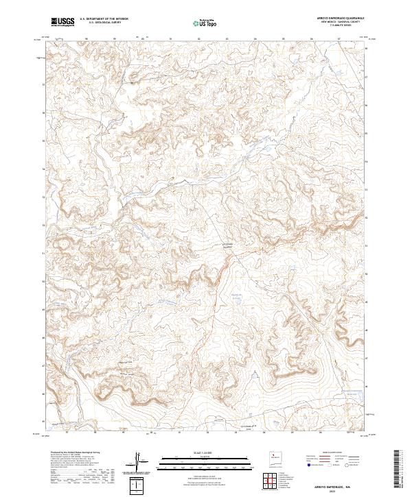 USGS Topographic Map – Arroyo Empedrado