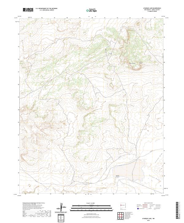 USGS Topographic Map – Atarque Lake