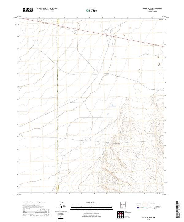 USGS Topographic Map – Augustine Well