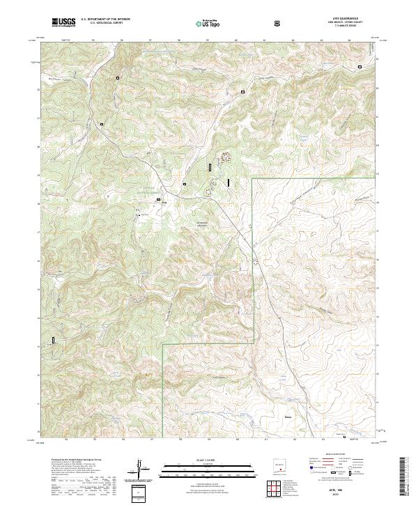 USGS Topographic Map – Avis
