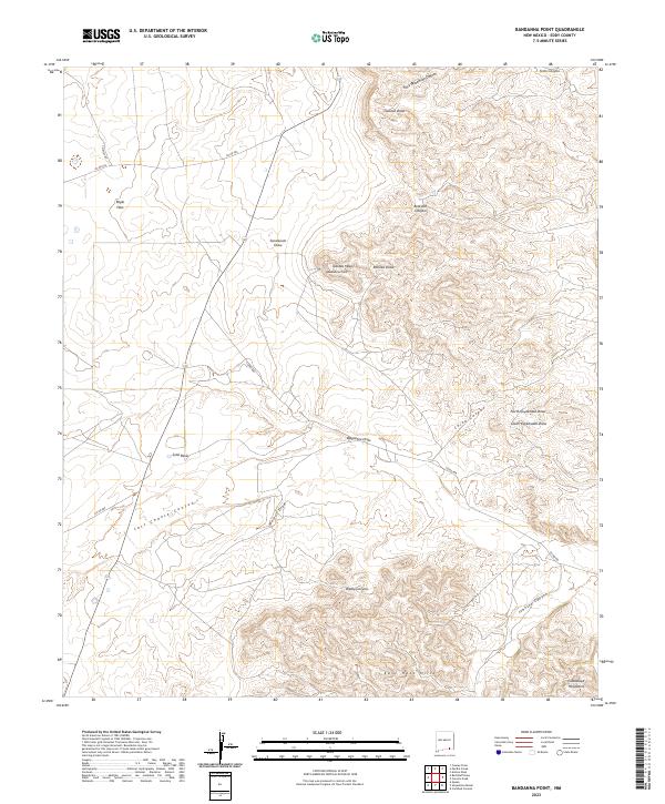 USGS Topographic Map – Bandanna Point