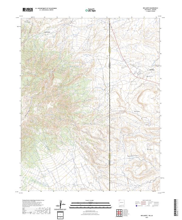 USGS Topographic Map – Beclabito