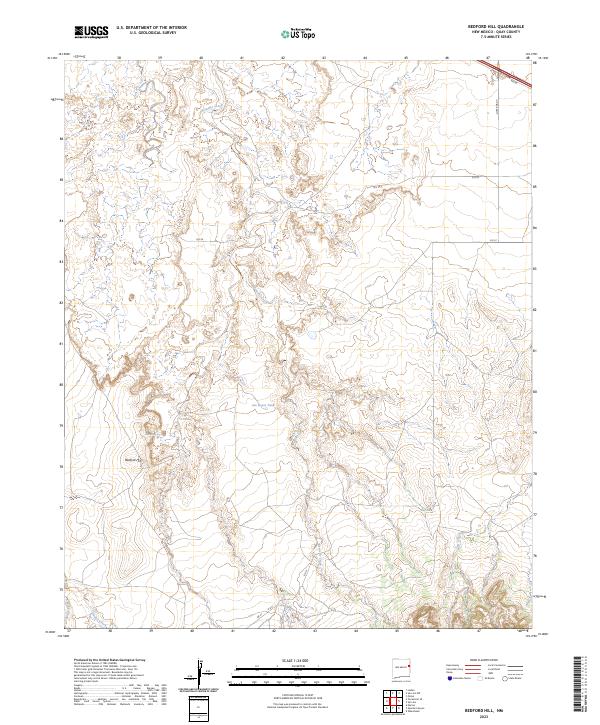 USGS Topographic Map – Bedford Hill