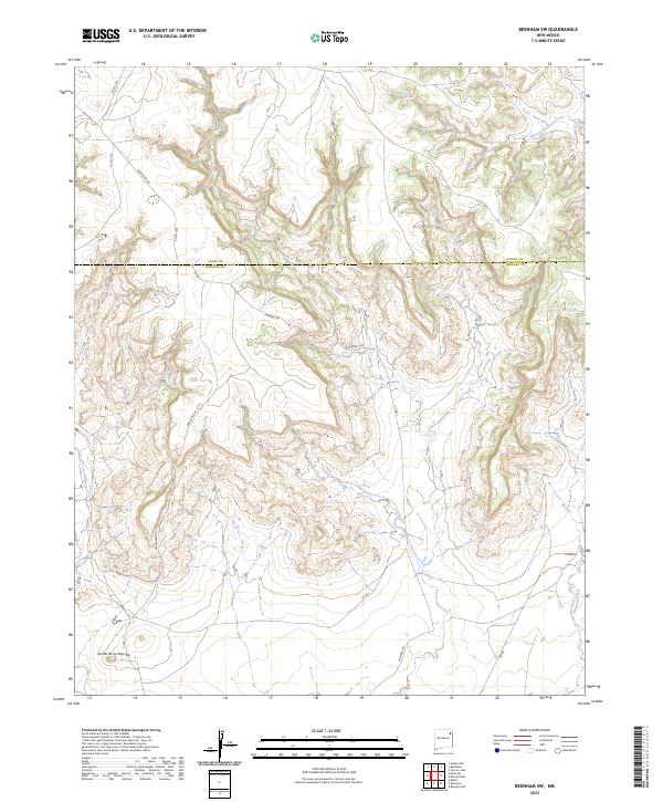 USGS Topographic Map – Beenham SW