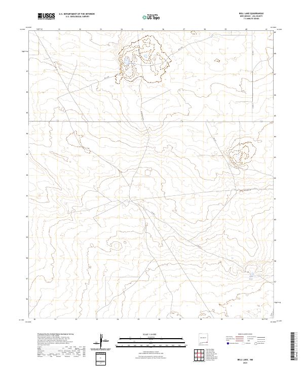 USGS Topographic Map – Bell Lake