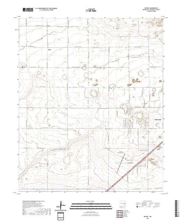 USGS Topographic Map – Bethel