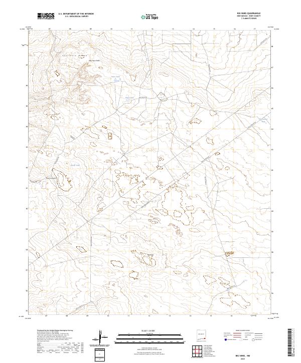 USGS Topographic Map – Big Sinks