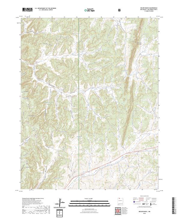 USGS Topographic Map – Bixler Ranch