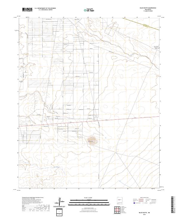 USGS Topographic Map – Black Butte