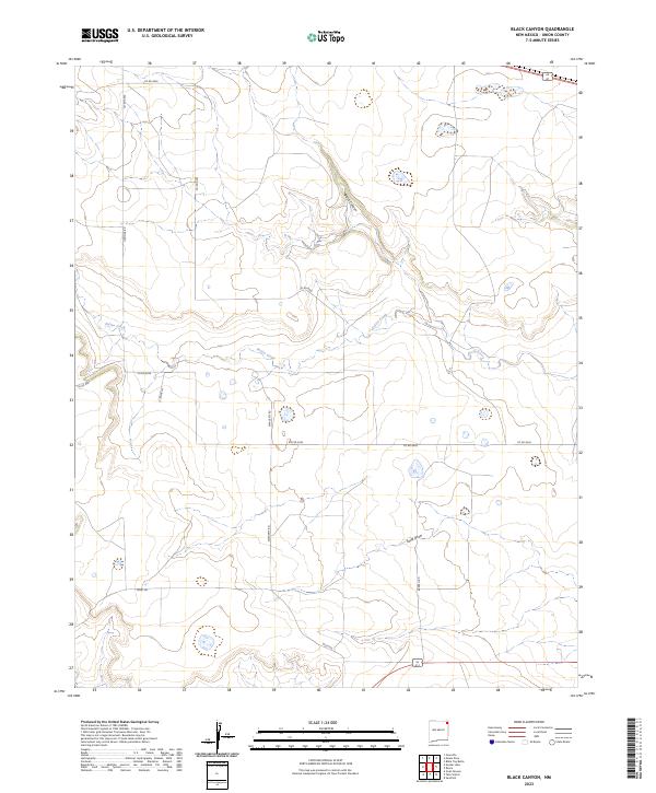 USGS Topographic Map – Black Canyon
