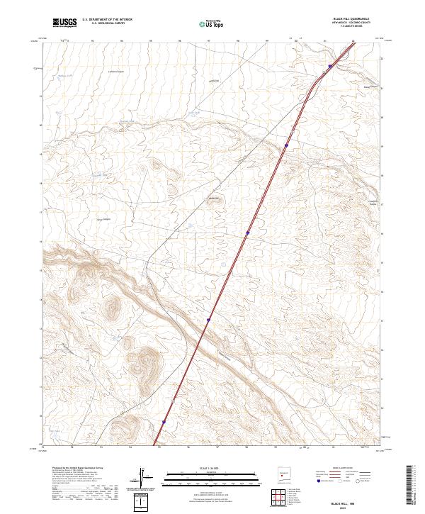 USGS Topographic Map – Black Hill