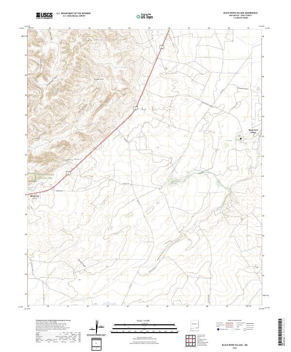 USGS Topographic Map – Black River Village