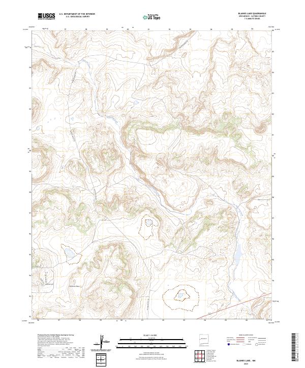 USGS Topographic Map – Blaines Lake