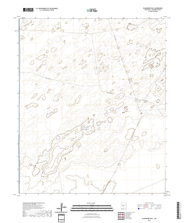 2023 Map of Blakemore Well, 2023 Print