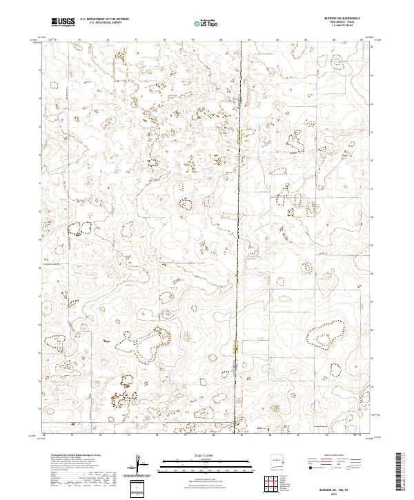 2023 Map of Bledsoe NE, 2023 Print