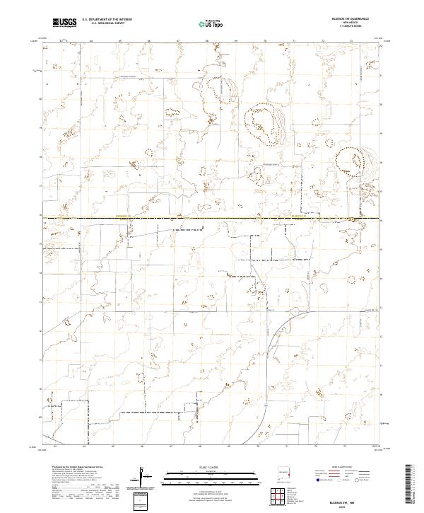 2023 Map of Bledsoe SW, 2023 Print