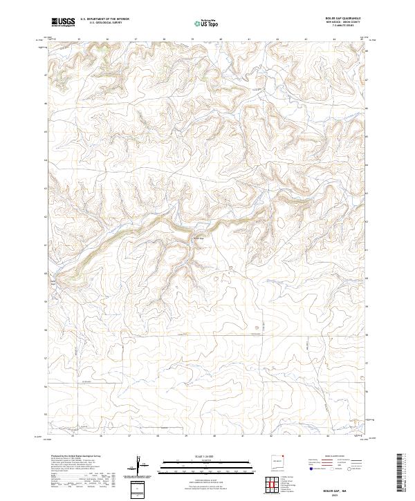 USGS Topographic Map – Boiler Gap