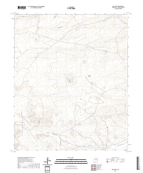 USGS Topographic Map – Box Lake