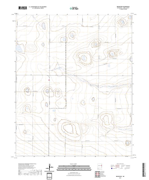 USGS Topographic Map – Broadview