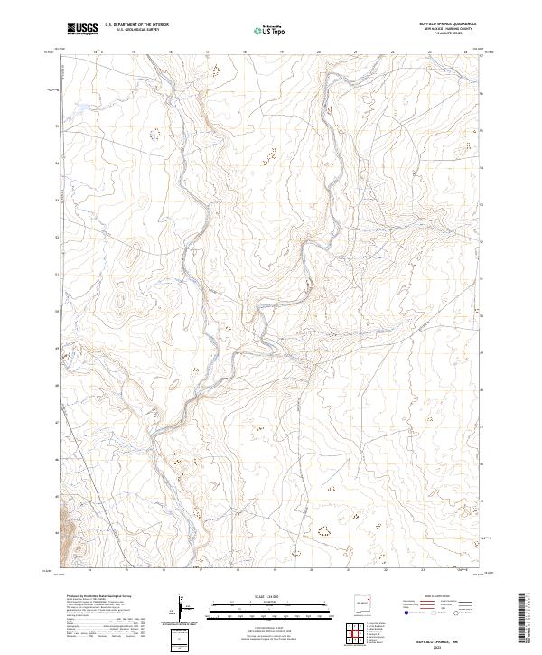 USGS Topographic Map – Buffalo Springs
